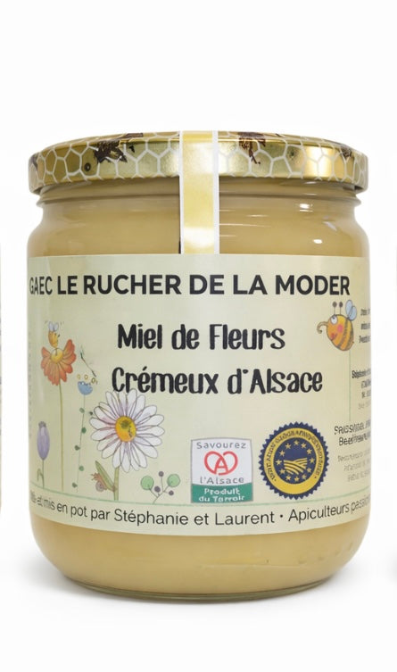 Miel de fleurs crémeux IGP 500grs