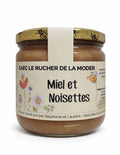 Miel et noisettes 500grs