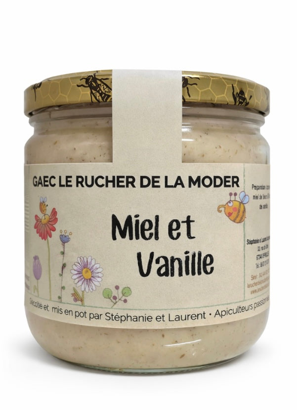 Miel et vanille 500grs