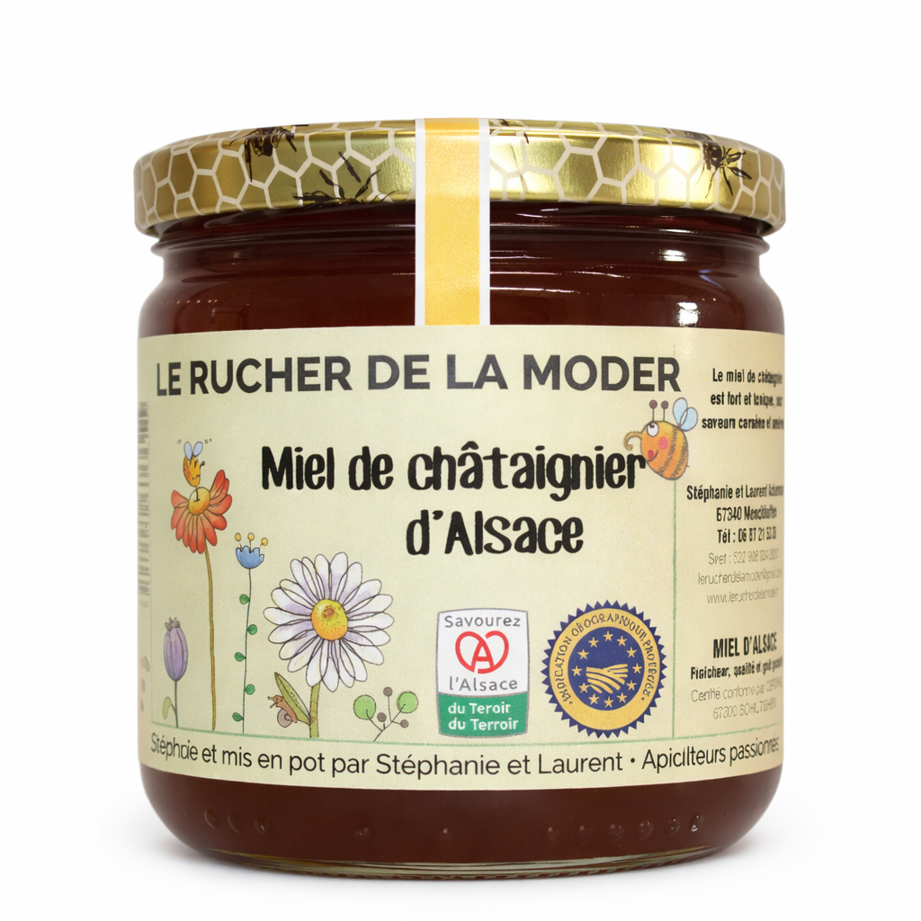 Miel de châtaignier IGP 500grs